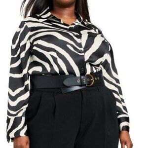 Sergio Hudson x Target Zebra Print Shirt - Size XL - Designer Collab!